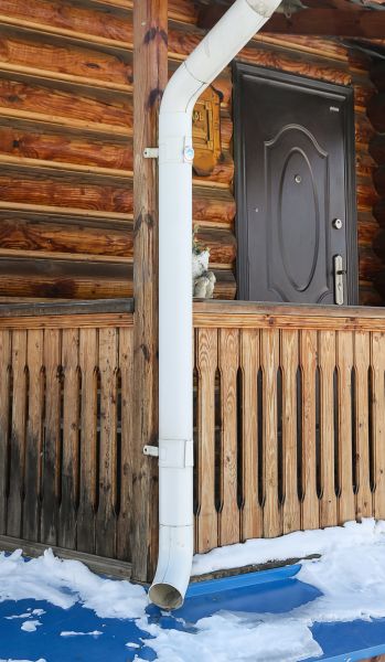 Porch Downspout Installation in Mableton